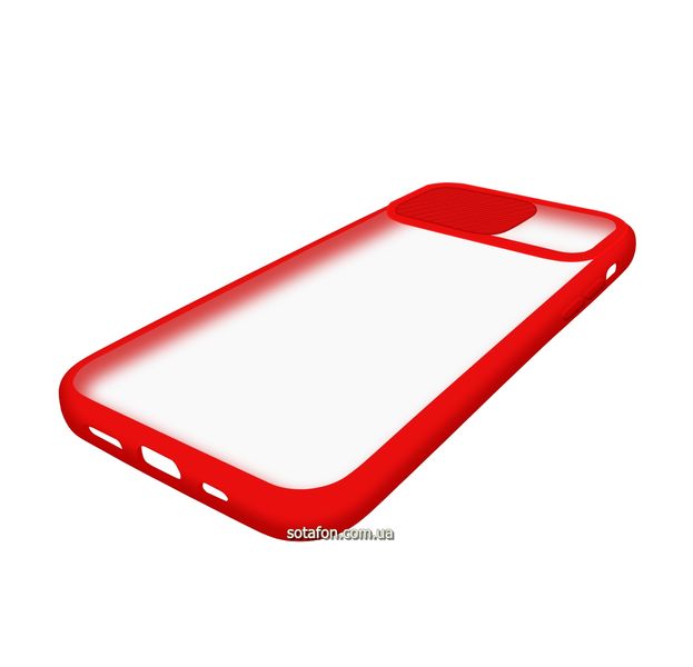 Чехол-накладка TPU+PC Camera Protect Matte Case для iPhone 12 / 12 Pro Красный 1001000337 фото