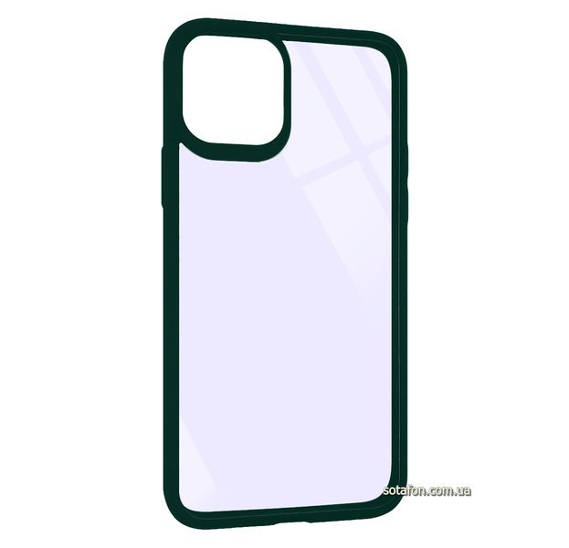 Чохол-накладка TPU+PC Colored Edge Case для iPhone 11 Pro Зелений 1001000400 фото