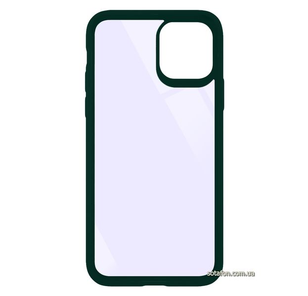 Чохол-накладка TPU+PC Colored Edge Case для iPhone 11 Pro Зелений 1001000400 фото