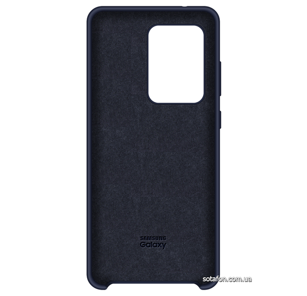 Чохол-накладка Silicone Cover (AA) для Samsung Galaxy S20 Ultra SM-G988 Темно-синій 0088576269p фото | SOTAFON