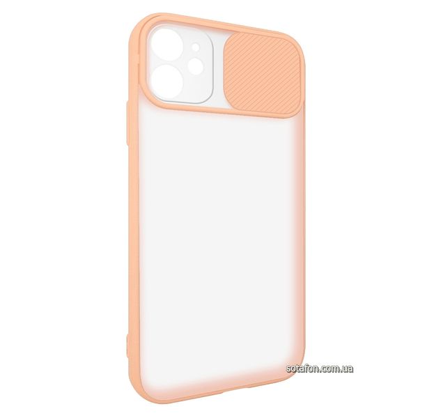 Чохол-накладка TPU+PC Camera Protect Matte Case для iPhone 11 (Рожевий пісок) 1001000308 фото