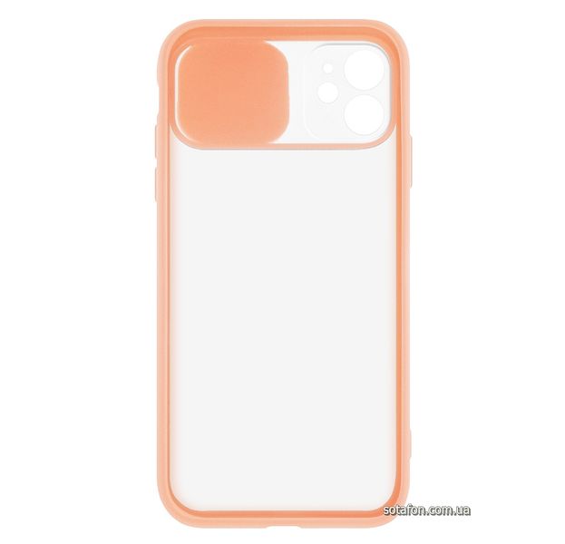 Чохол-накладка TPU+PC Camera Protect Matte Case для iPhone 11 (Рожевий пісок) 1001000308 фото