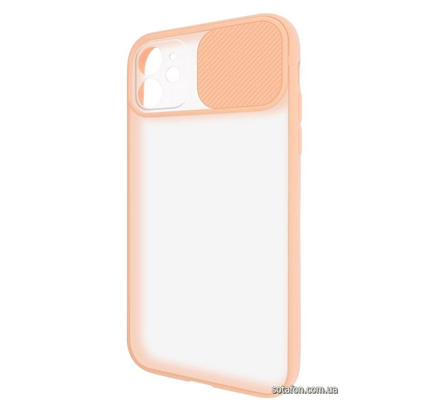 Чехол-накладка TPU+PC Camera Protect Matte Case для iPhone 11 (Розовый песок) 1001000308 фото