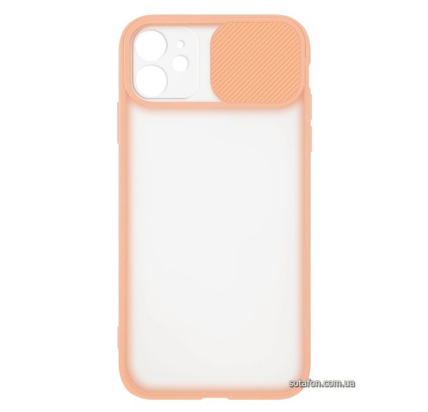 Чохол-накладка TPU+PC Camera Protect Matte Case для iPhone 11 (Рожевий пісок) 1001000308 фото