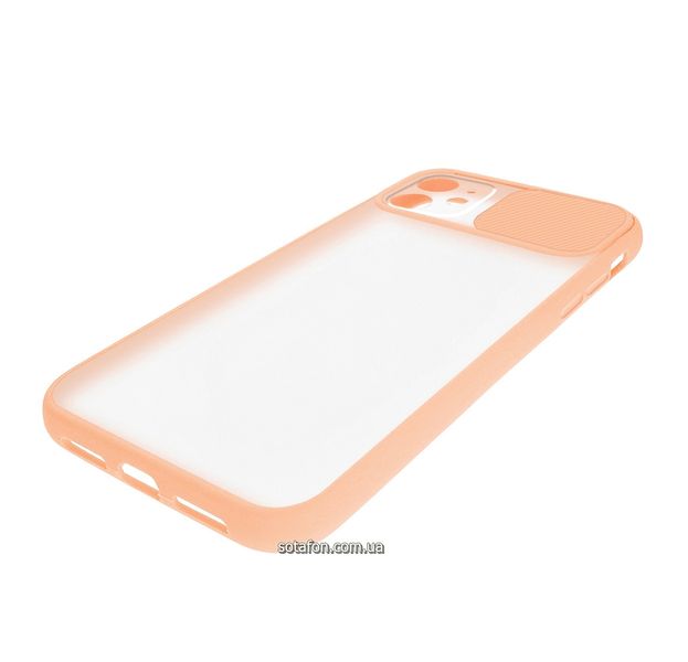 Чохол-накладка TPU+PC Camera Protect Matte Case для iPhone 11 (Рожевий пісок) 1001000308 фото