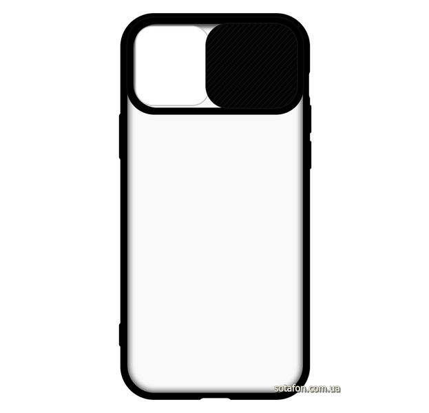 Чохол-накладка TPU+PC Camera Protect Matte Case для iPhone 12 / 12 Pro Чорний 1001000332 фото