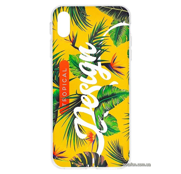 Чохол-накладка TPU Lovely Case Young Style для iPhone Xs Max (Tropical Design) 1012568 фото