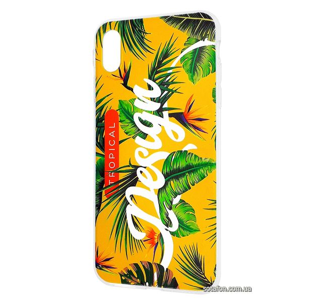 Чехол-накладка TPU Lovely Case Young Style для iPhone Xs Max (Tropical Design) 1012568 фото