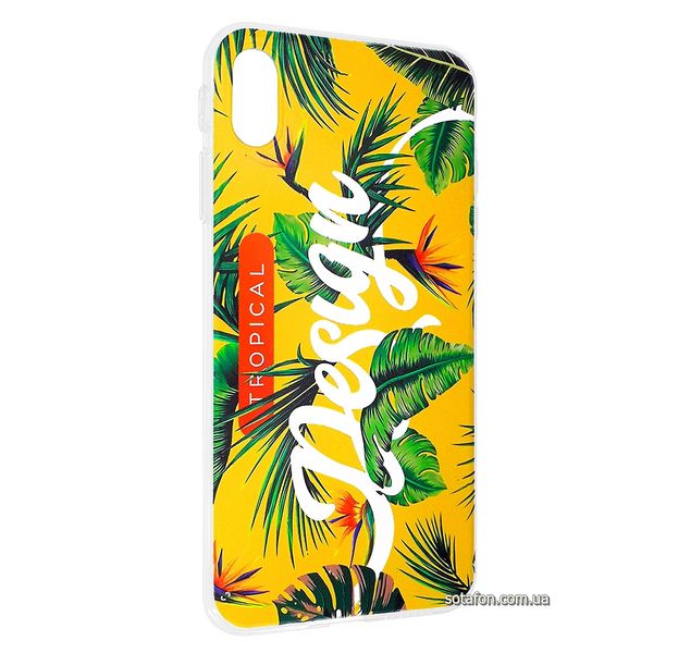 Чехол-накладка TPU Lovely Case Young Style для iPhone Xs Max (Tropical Design) 1012568 фото