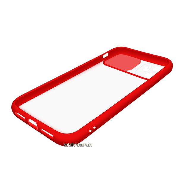 Чехол-накладка TPU+PC Camera Protect Matte Case для iPhone 11 Красный 1001000309 фото