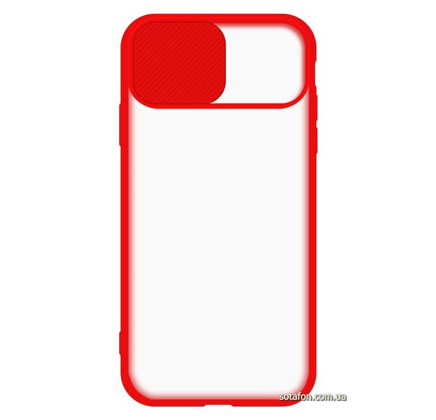 Чохол-накладка TPU+PC Camera Protect Matte Case для iPhone 11 Червоний 1001000309 фото