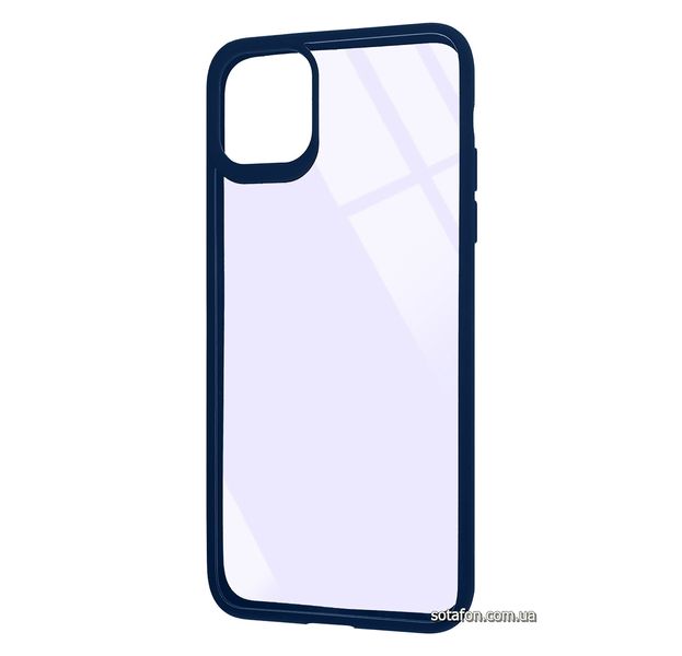 Чохол-накладка TPU+PC Colored Edge Case для iPhone 11 Pro Max Синій 1001000402 фото