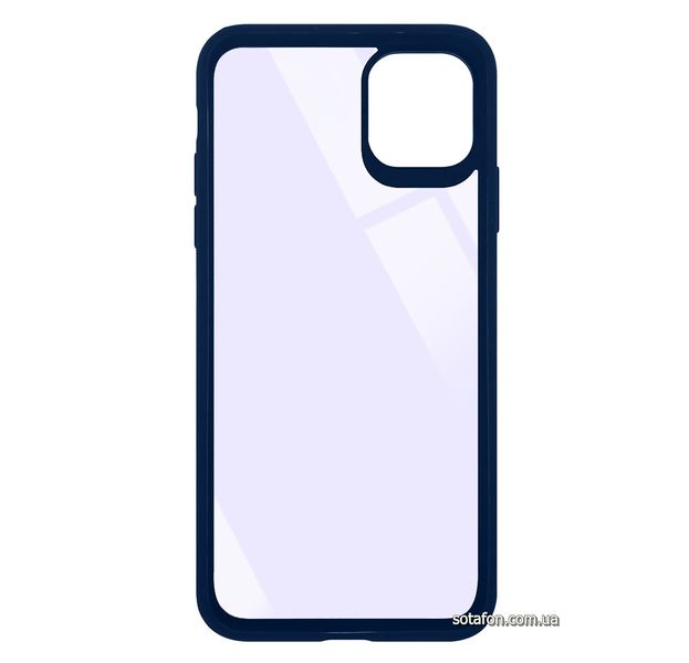 Чохол-накладка TPU+PC Colored Edge Case для iPhone 11 Pro Max Синій 1001000402 фото