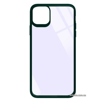Чохол-накладка TPU+PC Colored Edge Case для iPhone 11 Pro Max Зелений 1001000403 фото