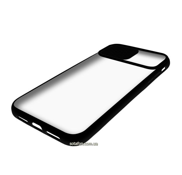 Чехол-накладка TPU+PC Camera Protect Matte Case для iPhone 11 Черный 1001000310 фото