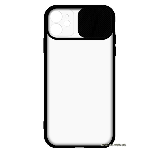 Чехол-накладка TPU+PC Camera Protect Matte Case для iPhone 11 Черный 1001000310 фото