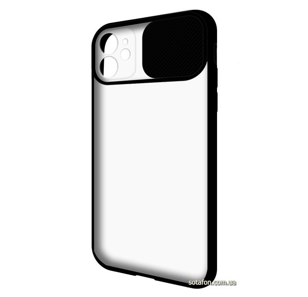 Чехол-накладка TPU+PC Camera Protect Matte Case для iPhone 11 Черный 1001000310 фото