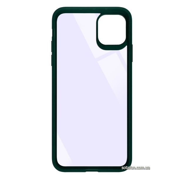 Чехол-накладка TPU+PC Colored Edge Case для iPhone 11 Pro Max Зеленый 1001000403 фото