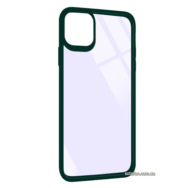 Чехол-накладка TPU+PC Colored Edge Case для iPhone 11 Pro Max Зеленый 1001000403 фото