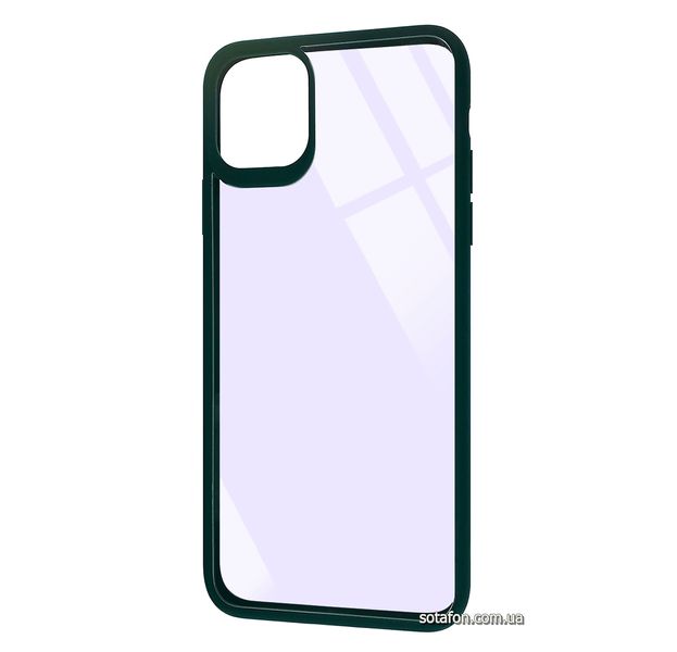 Чехол-накладка TPU+PC Colored Edge Case для iPhone 11 Pro Max Зеленый 1001000403 фото