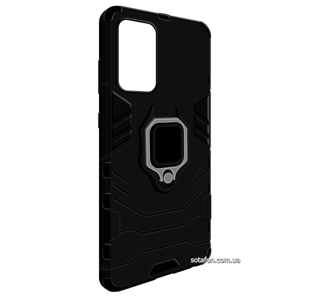 Противоударный чехол-накладка Transformer Ring for Magnet для Samsung Galaxy A72 4G SM-A725F / A72 5G SM-A726F Черный 0088576227p фото