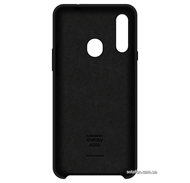 Чехол-накладка Silicone Cover (AA) для Samsung Galaxy A20s SM-A207F Черный 0088576272p фото | SOTAFON