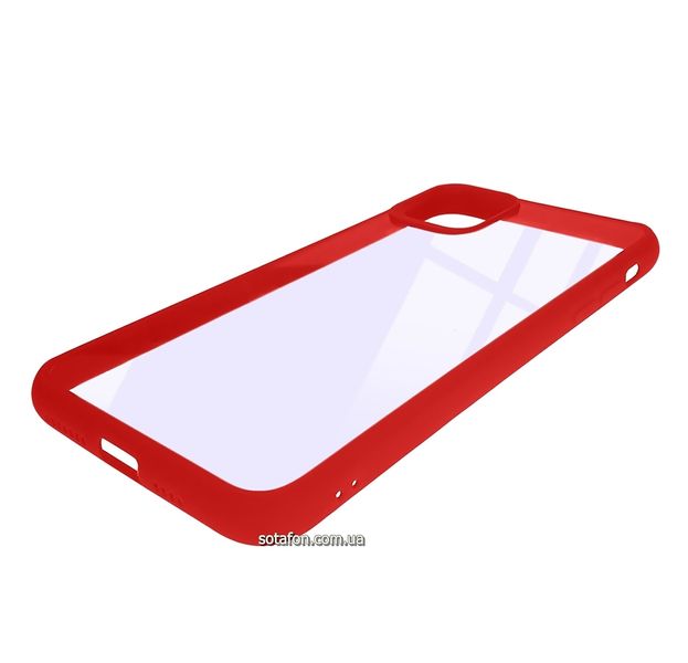 Чохол-накладка TPU+PC Colored Edge Case для iPhone 11 Pro Max Червоний 1001000404 фото