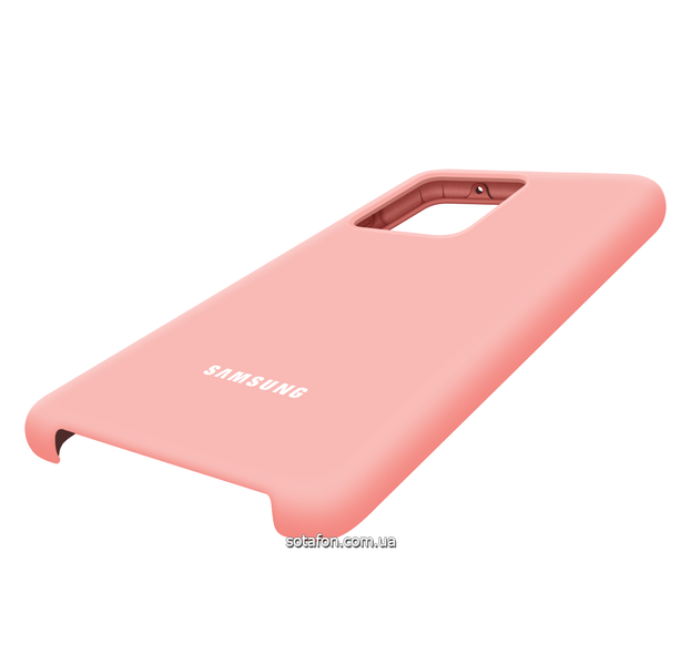Чехол-накладка Silicone Cover (AA) для Samsung Galaxy S20 Ultra SM-G988 Светло-розовый 0088576273p фото | SOTAFON