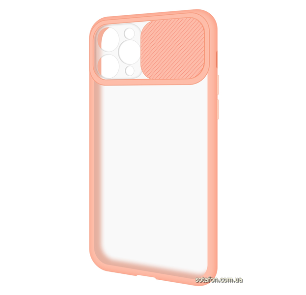 Чохол-накладка TPU+PC Camera Protect Matte Case для iPhone 11 Pro Рожевий пісок 1001000312 фото