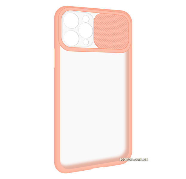 Чохол-накладка TPU+PC Camera Protect Matte Case для iPhone 11 Pro Рожевий пісок 1001000312 фото