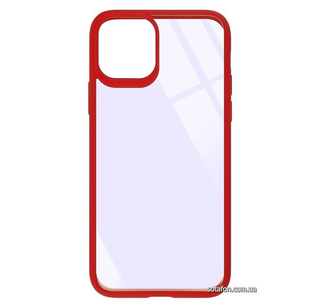 Чехол-накладка TPU+PC Colored Edge Case для iPhone 11 Pro Красный 1001000405 фото