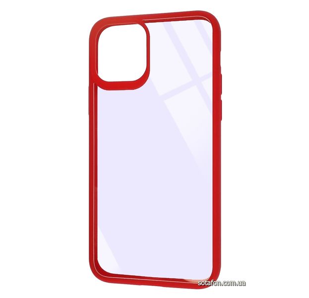 Чехол-накладка TPU+PC Colored Edge Case для iPhone 11 Pro Красный 1001000405 фото