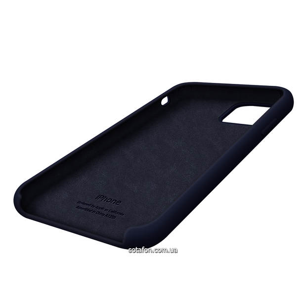 Чохол-накладка Silicone Case (AA) для iPhone 11 Темно-синій 0088576278p фото | SOTAFON