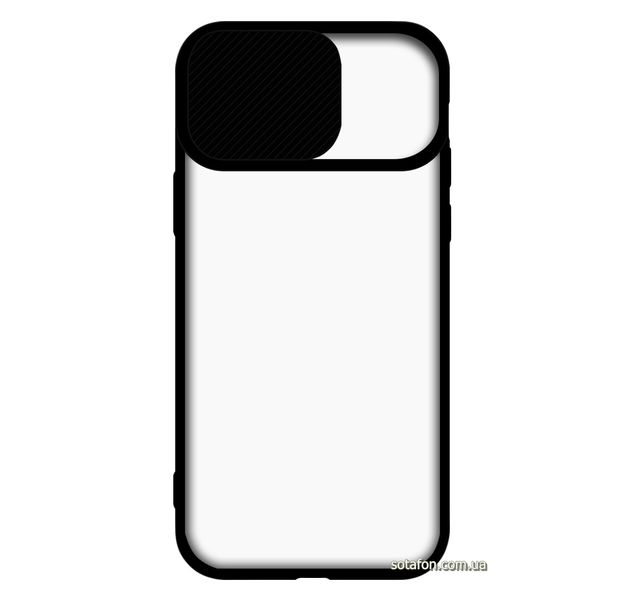 Чехол-накладка TPU+PC Camera Protect Matte Case для iPhone 12 mini Черный 1001000322 фото