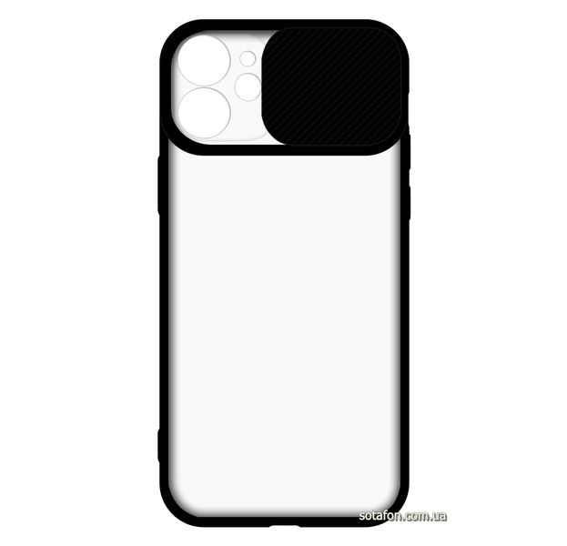 Чехол-накладка TPU+PC Camera Protect Matte Case для iPhone 12 mini Черный 1001000322 фото