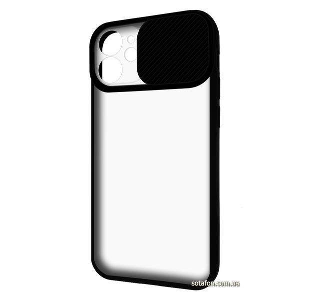 Чехол-накладка TPU+PC Camera Protect Matte Case для iPhone 12 mini Черный 1001000322 фото