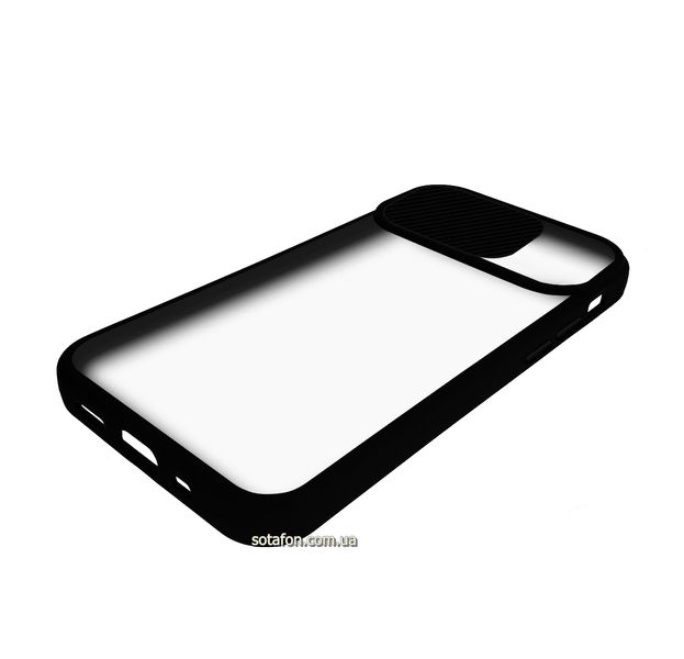 Чехол-накладка TPU+PC Camera Protect Matte Case для iPhone 12 mini Черный 1001000322 фото