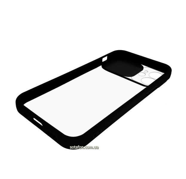 Чехол-накладка TPU+PC Camera Protect Matte Case для iPhone 12 mini Черный 1001000322 фото