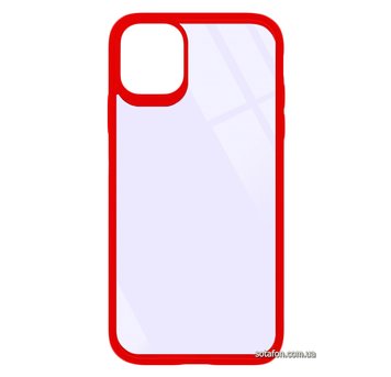 Чохол-накладка TPU+PC Colored Edge Case для iPhone 11 Червоний 1001000406 фото