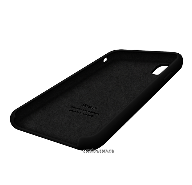 Чохол-накладка Silicone Case (AA) для iPhone Xs Max Чорний 0088576274p фото | SOTAFON
