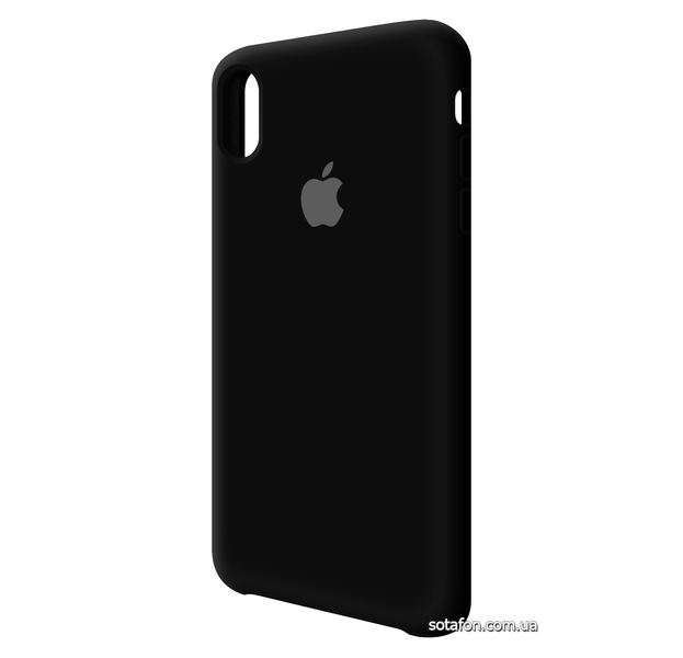 Чохол-накладка Silicone Case (AA) для iPhone Xs Max Чорний 0088576274p фото | SOTAFON