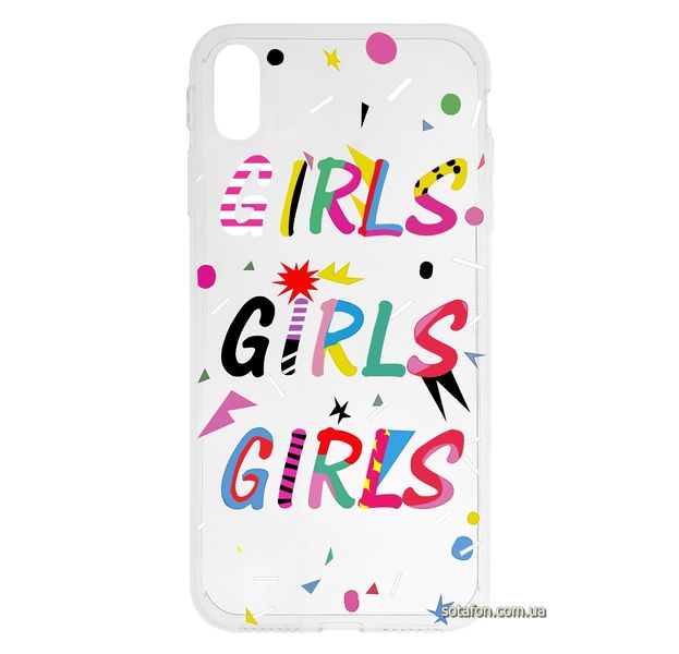 Чехол-накладка TPU Lovely Case Young Style для iPhone Xs Max (Girls) 1012566 фото