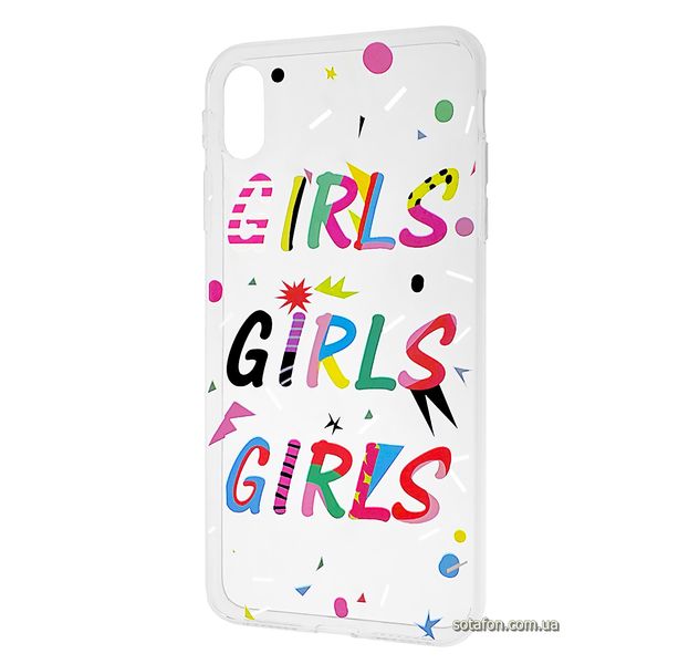 Чохол-накладка TPU Lovely Case Young Style для iPhone Xs Max (Girls) 1012566 фото