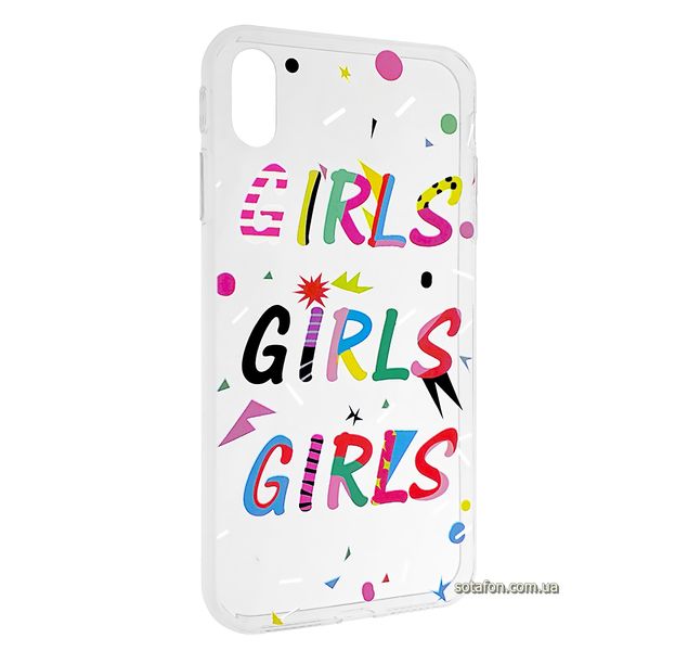 Чехол-накладка TPU Lovely Case Young Style для iPhone Xs Max (Girls) 1012566 фото