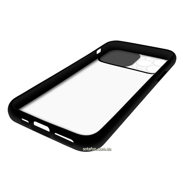 Чехол-накладка TPU+PC Camera Protect Matte Case для iPhone 11 Pro Черный 1001000313 фото