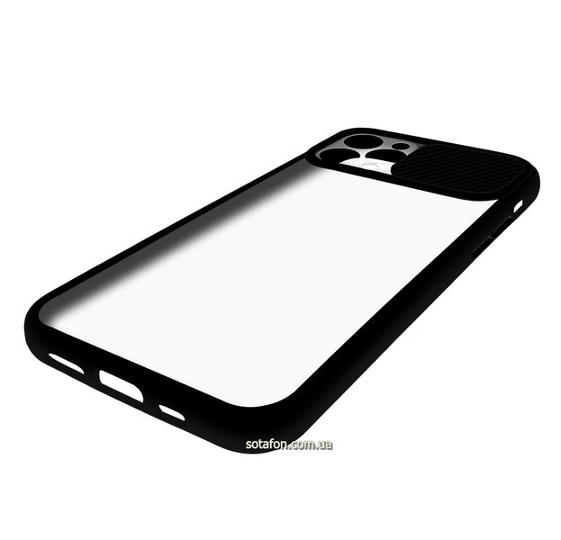 Чехол-накладка TPU+PC Camera Protect Matte Case для iPhone 11 Pro Черный 1001000313 фото