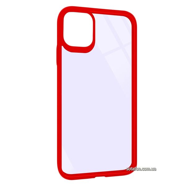 Чохол-накладка TPU+PC Colored Edge Case для iPhone 11 Червоний 1001000406 фото