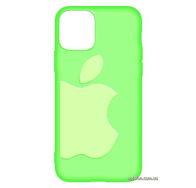 Чохол-накладка TPU Big Apple Case для iPhone 11 Pro Флуоресцентний зелений 1001000349 фото