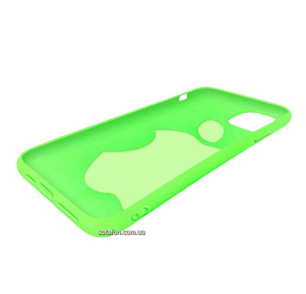 Чохол-накладка TPU Big Apple Case для iPhone 11 Pro Флуоресцентний зелений 1001000349 фото