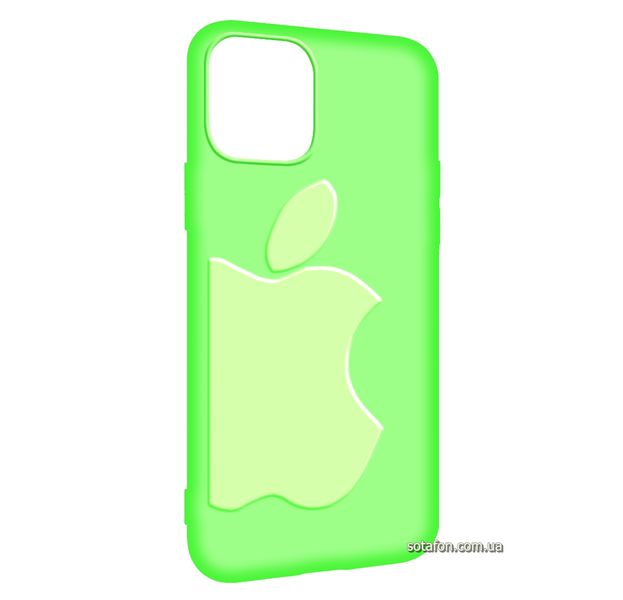 Чехол-накладка TPU Big Apple Case для iPhone 11 Pro Флуоресцентний зелений 1001000349 фото